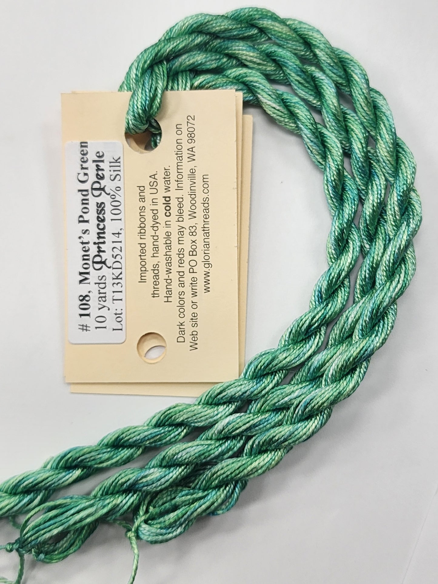 PP-108 Monet's Pond Green Princess Perle Gloriana