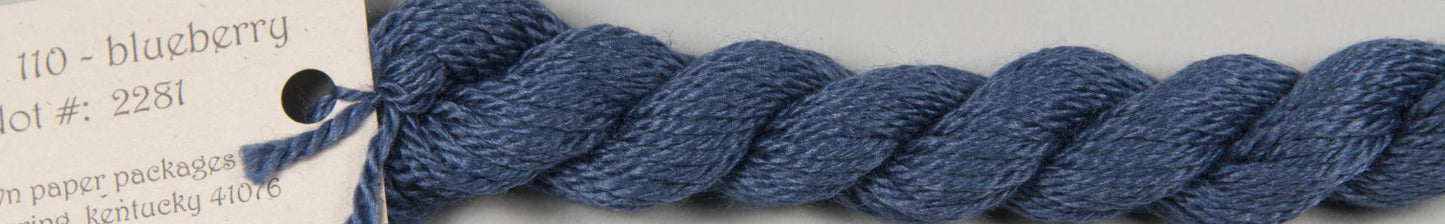 110 Blueberry Silk and Ivory