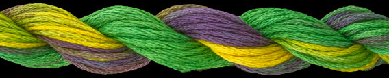 Cotton Floss 1153 Mardi Gras Threadworx