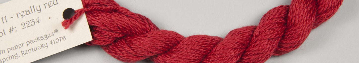 11 Really Red Silk and Ivory