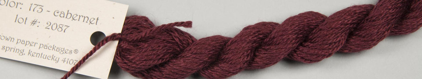 173 Cabernet Silk and Ivory
