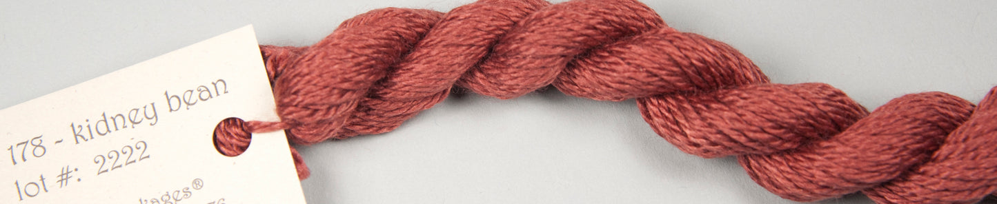 178 Kidney Bean Silk and Ivory