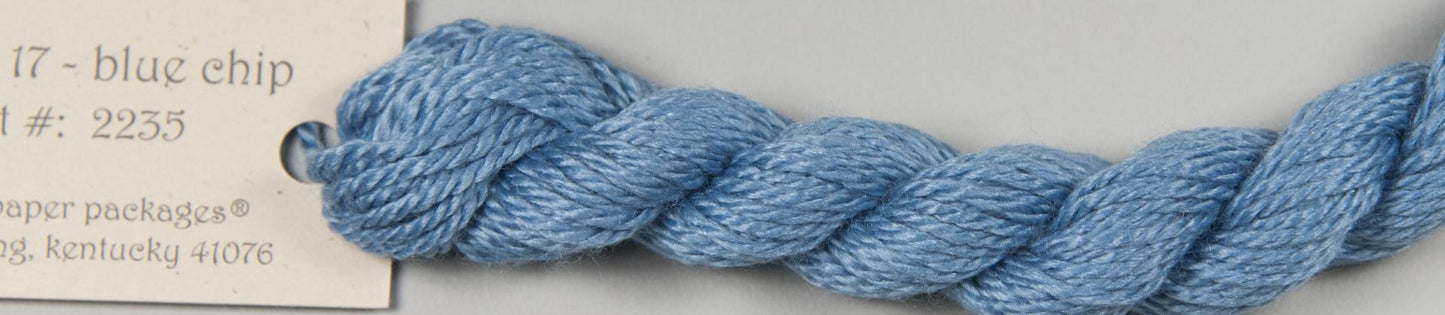 17 Blue Chip Silk and Ivory