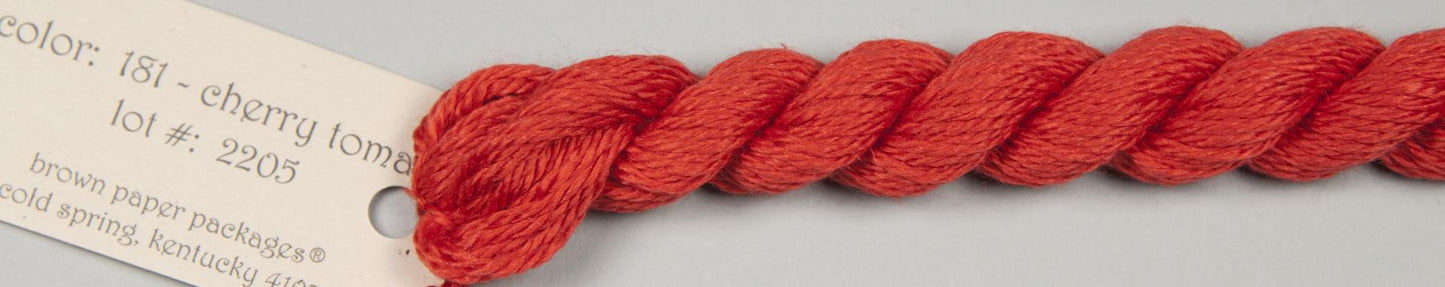 181 Cherry Tomato Silk and Ivory