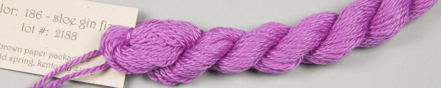 186 Sloe Gin Fizz Silk and Ivory