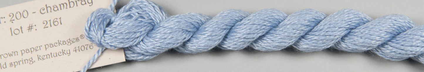 200 Chambray Silk and Ivory