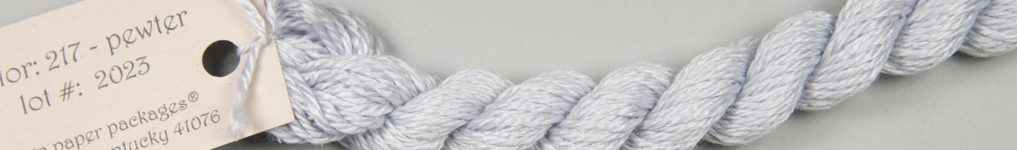 217 Pewter Silk and Ivory