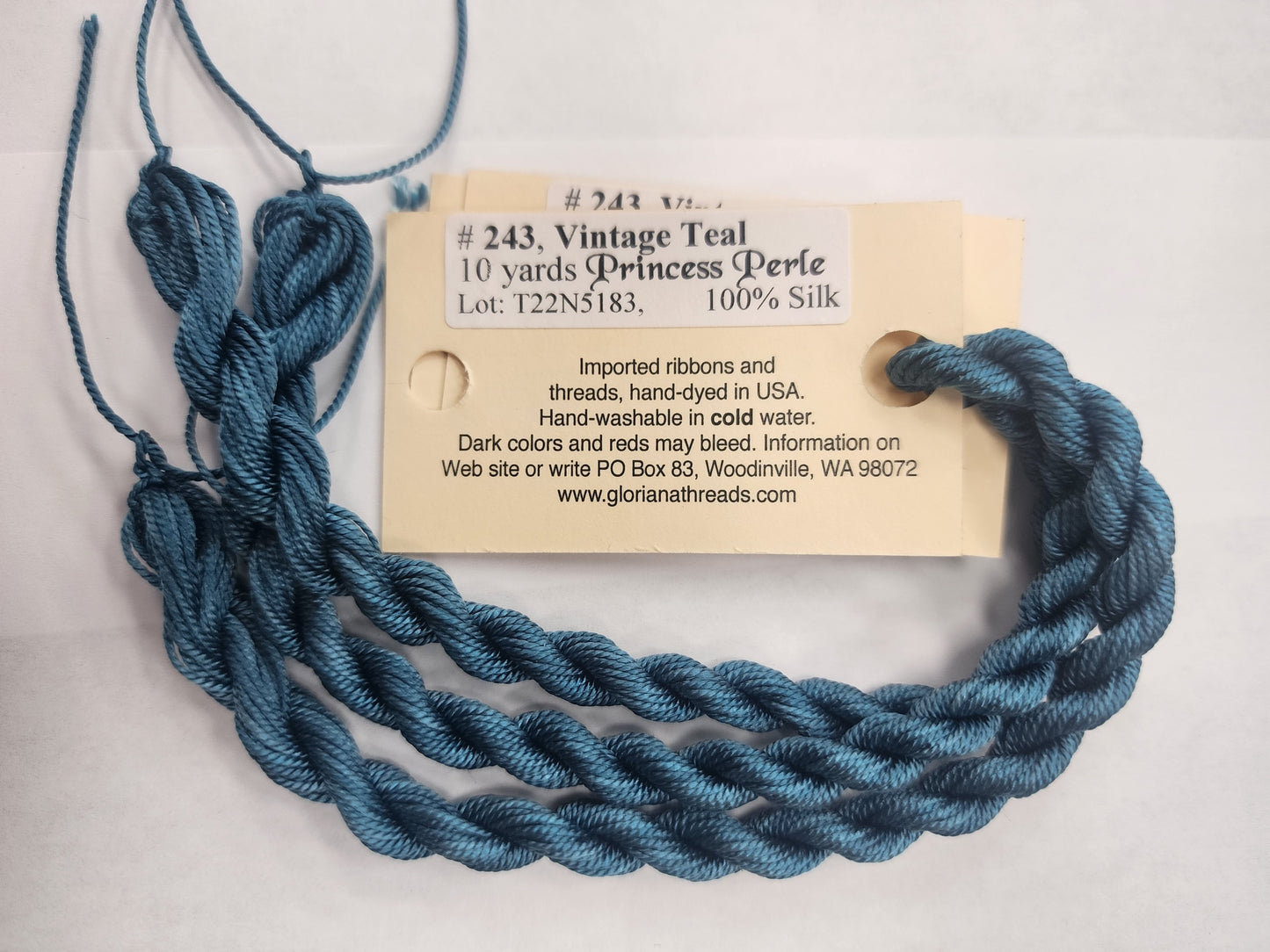 PP-243 Vintage Teal Princess Perle Gloriana