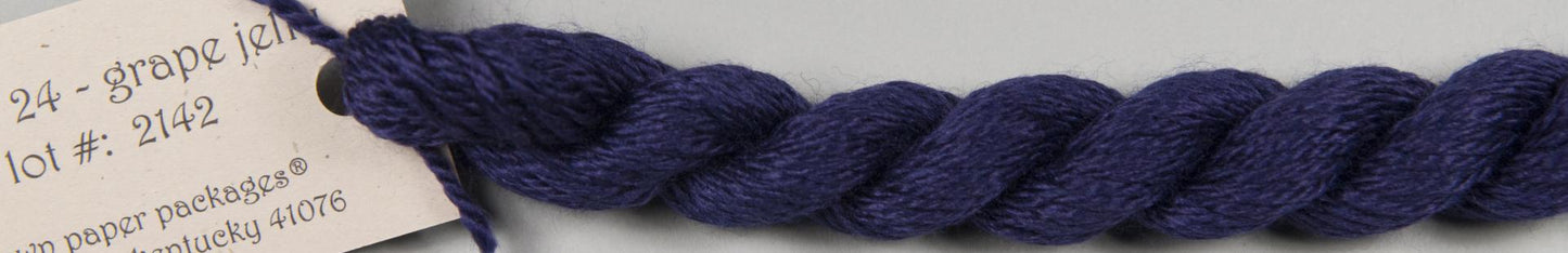 24 Grape Jelly Silk and Ivory