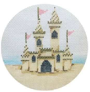Sandcastle Ornament The Plum Stitchery