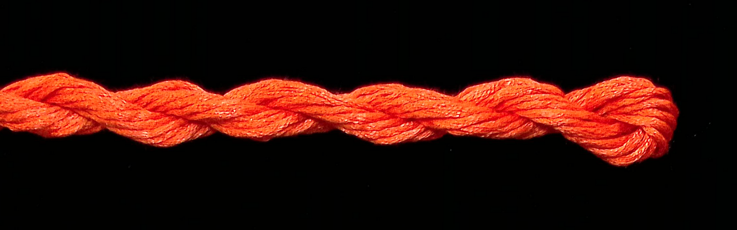 Bright Orange Soie Cristale Thread