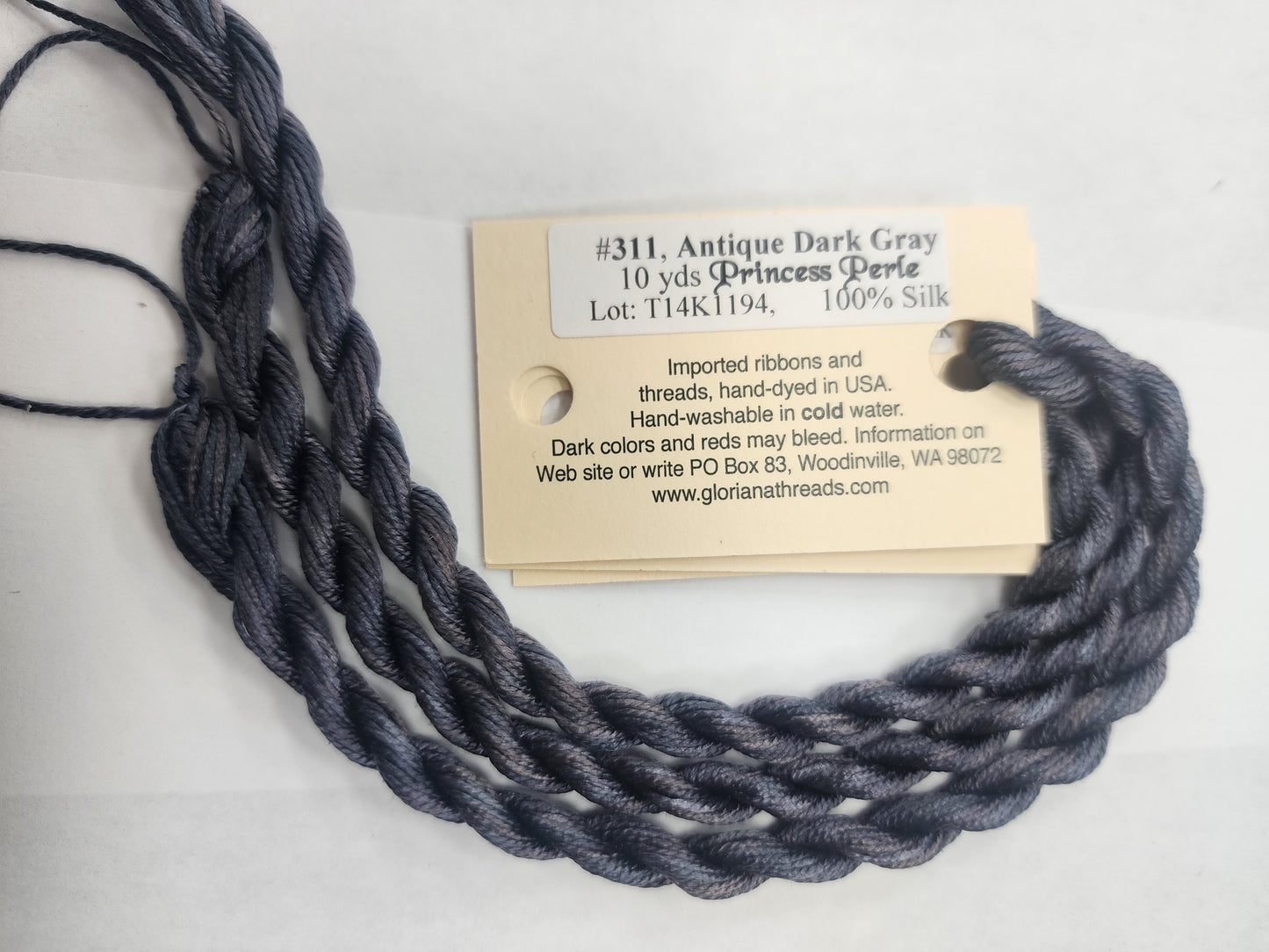 PP-311 Antique Dark Gray Princess Perle Gloriana