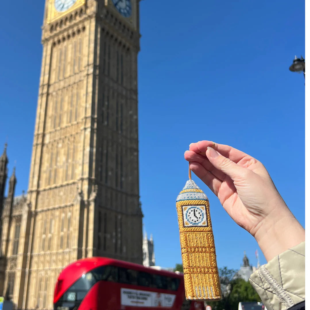 3D Big Ben Stitch Style