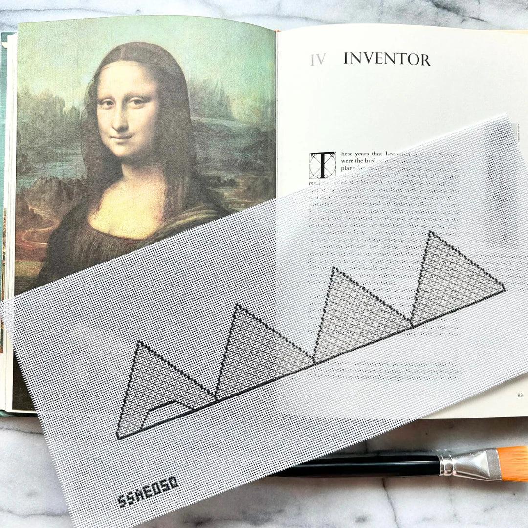 3D Louvre Stitch Style