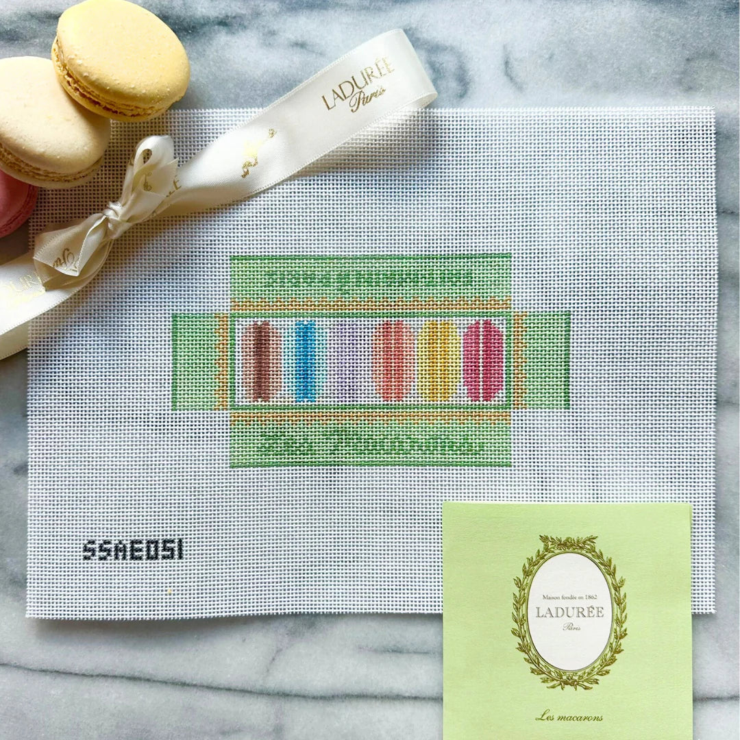 3D Macaron Box Stitch Style