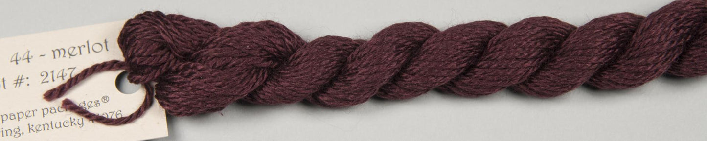 44 Merlot Silk and Ivory