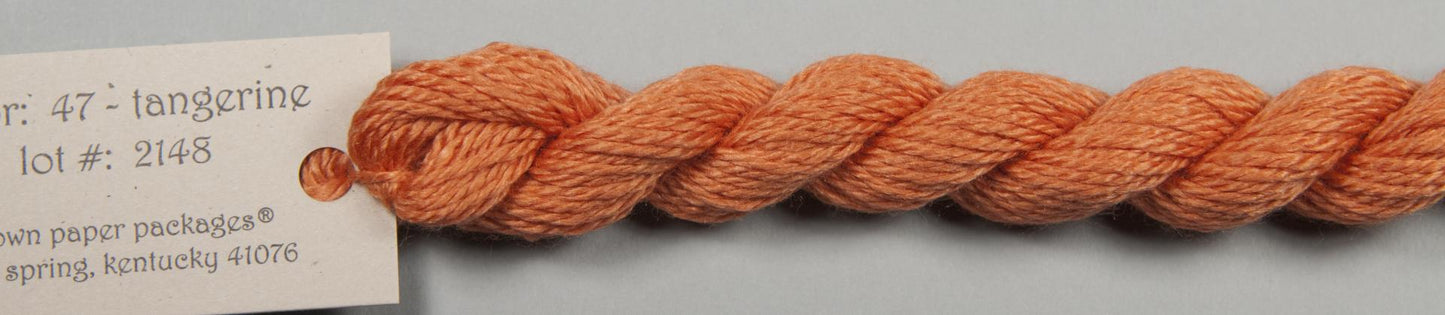 47 Tangerine Silk and Ivory