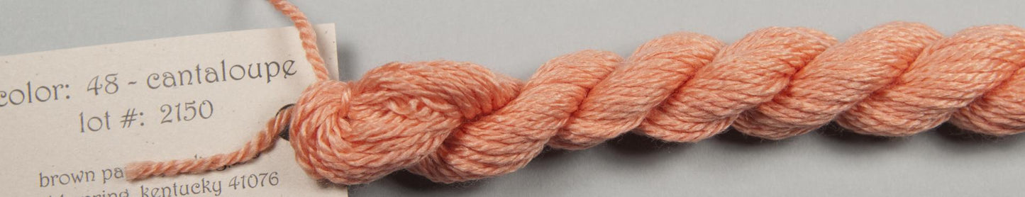 48 Cantaloupe Silk and Ivory