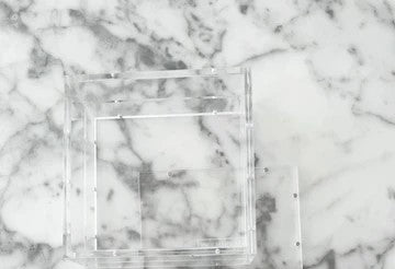 Clear Acrylic Tray 4" Square