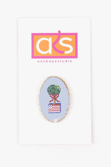 4th of July Topiary Needle Minder
