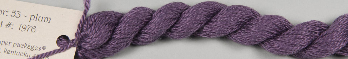 53 Plum Silk and Ivory