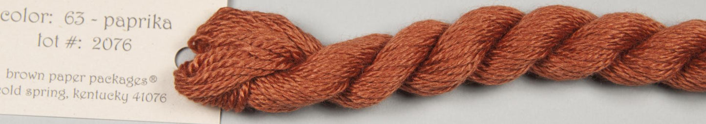 63 Paprika Silk and Ivory