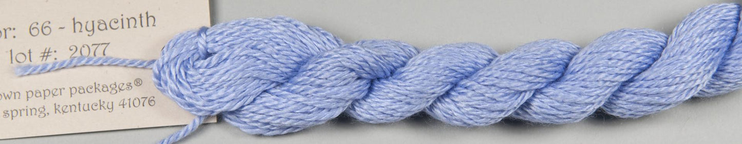 66 Hyacinth Silk and Ivory