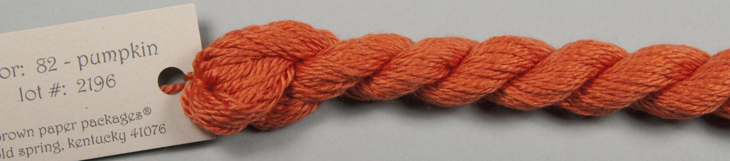 82 Pumpkin Silk and Ivory
