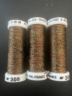 Au Ver A Soie Metallic #8 308