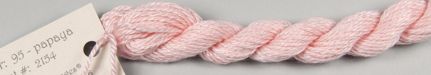 95 Papaya Silk and Ivory