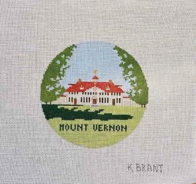 Mt Vernon Ornament Atlantic Blue