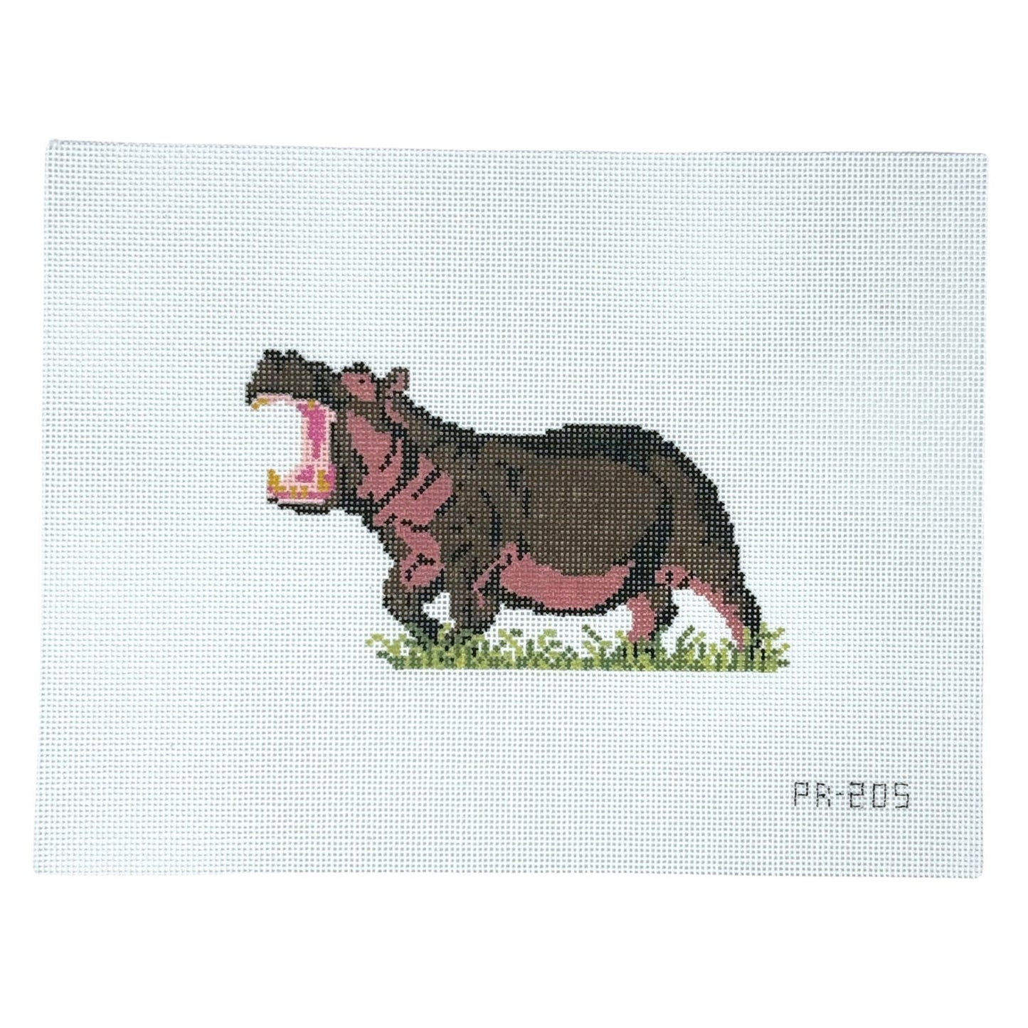 PR-204 African Hippo (PR-205 on canvas)