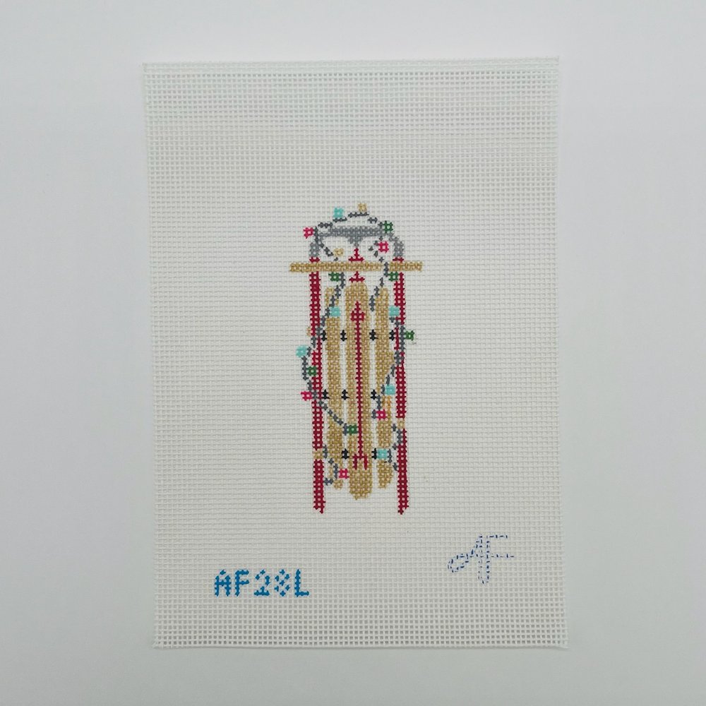 Sled with Lights Ann Fisher