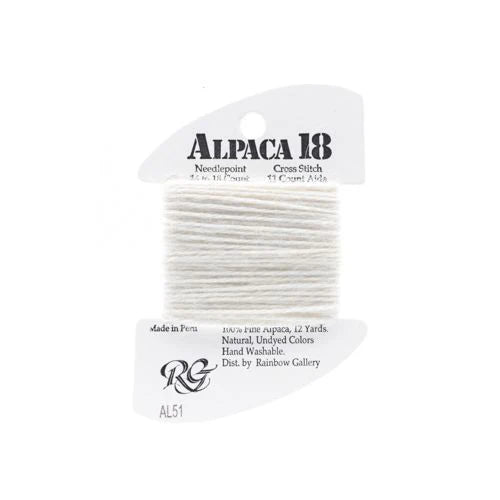 Alpaca 18 White AL51