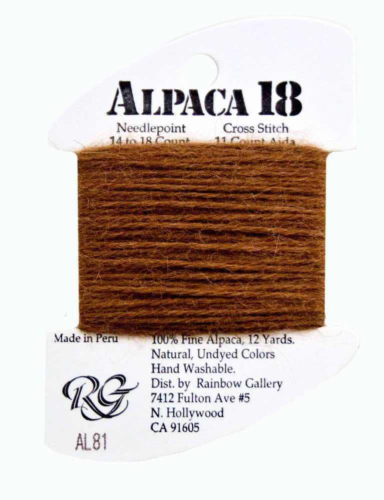 Alpaca 18 Camel AL81