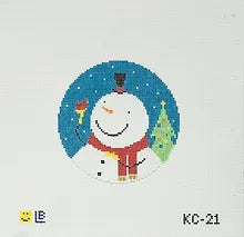 Best Friends Snowman & Cardinal Lauren Bloch