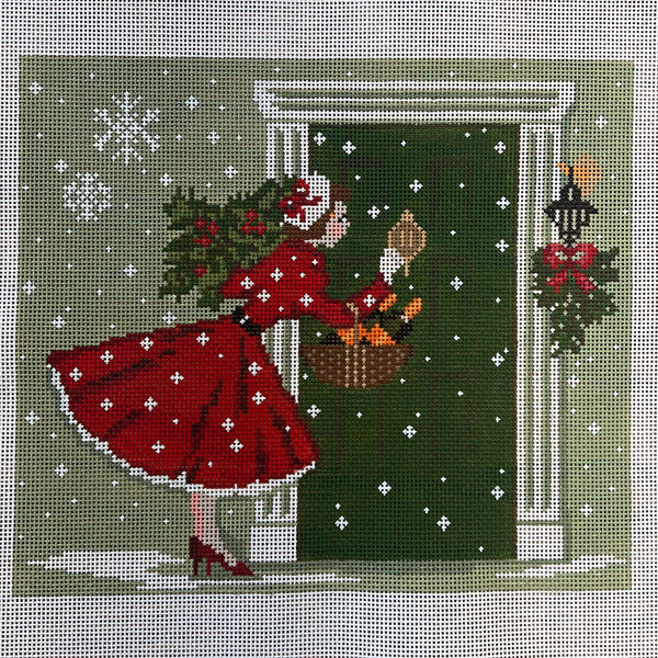 Betty Brings Bubbles Pillow Kirkland Design Studios