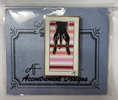 Black Lab Sploot Needle Minder Ann Fisher