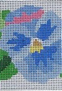 Pansy Coaster Blue Jean Smith
