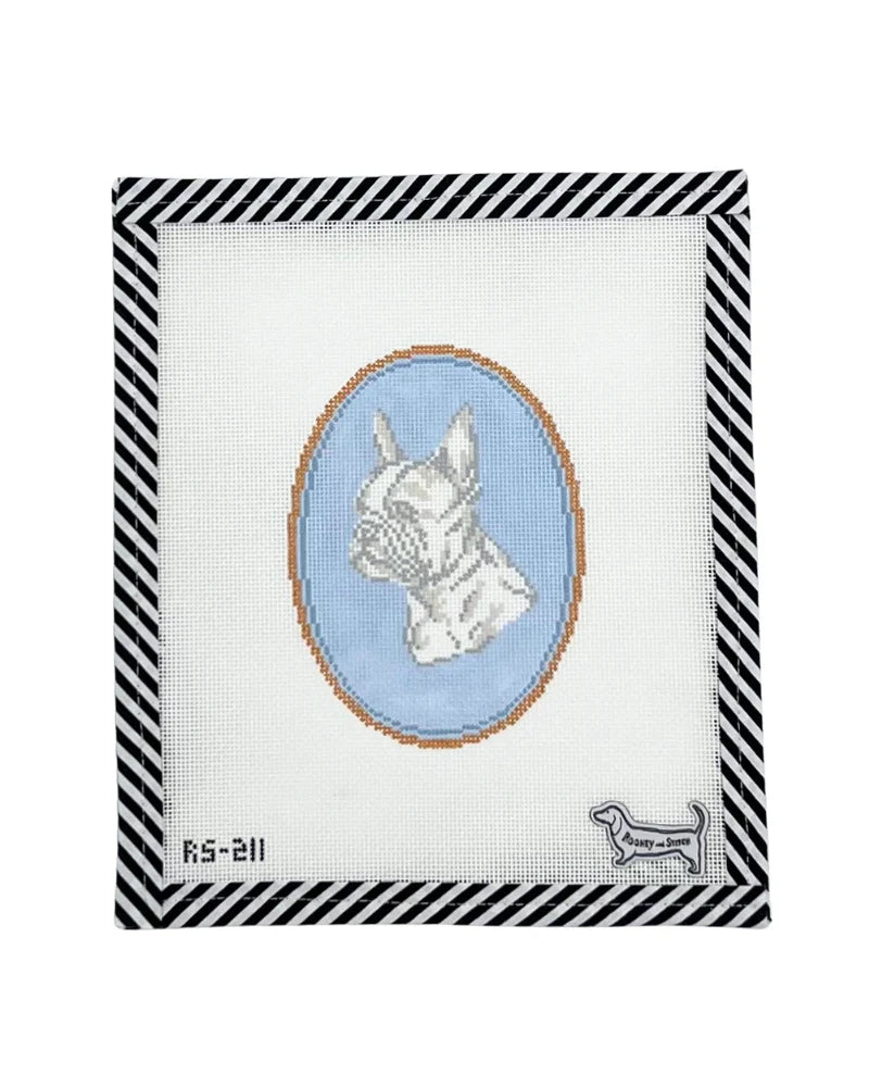Boston Terrier Cameo Rooney and Stitch