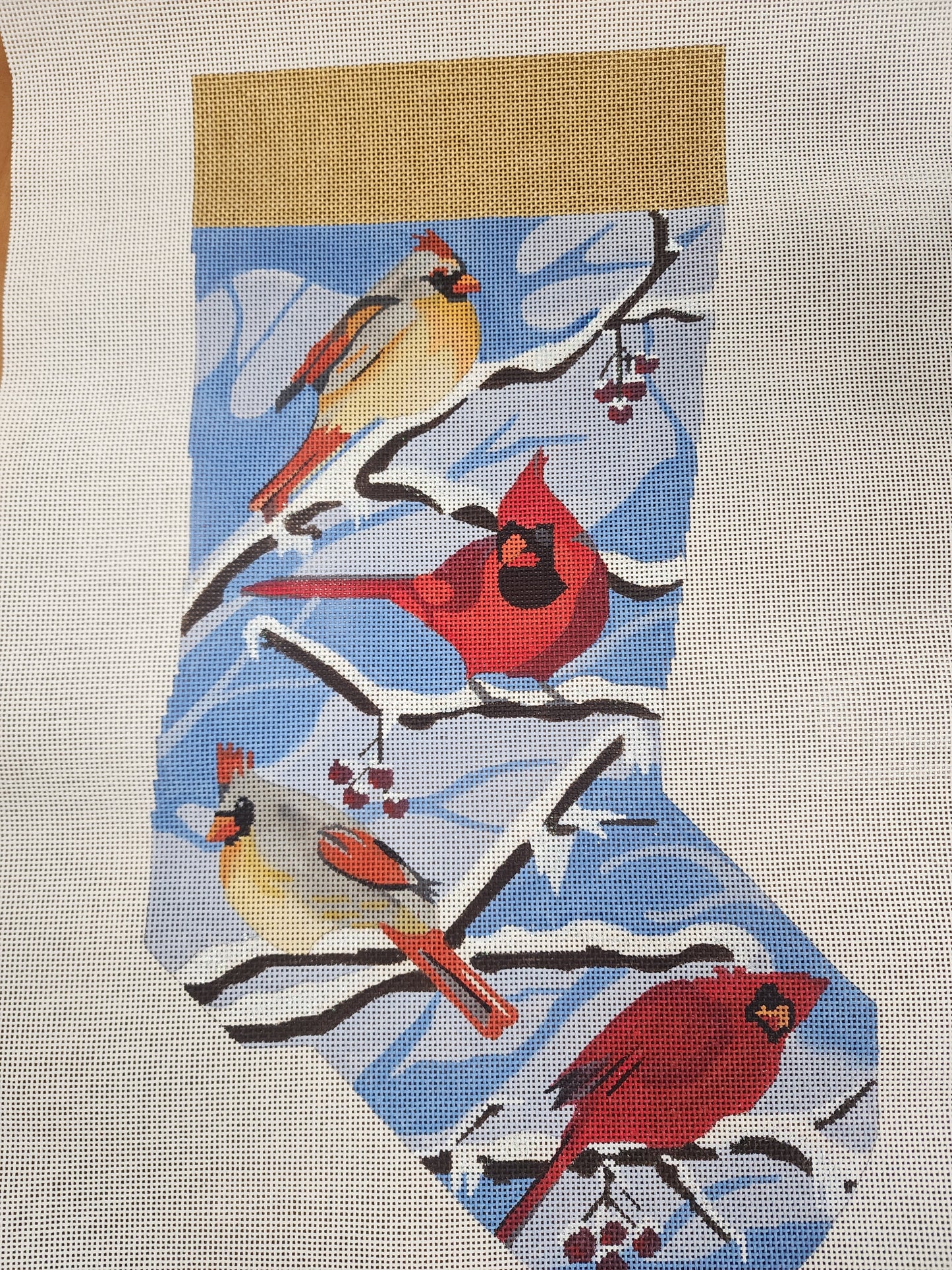 Cardinal Stocking Melissa Prince