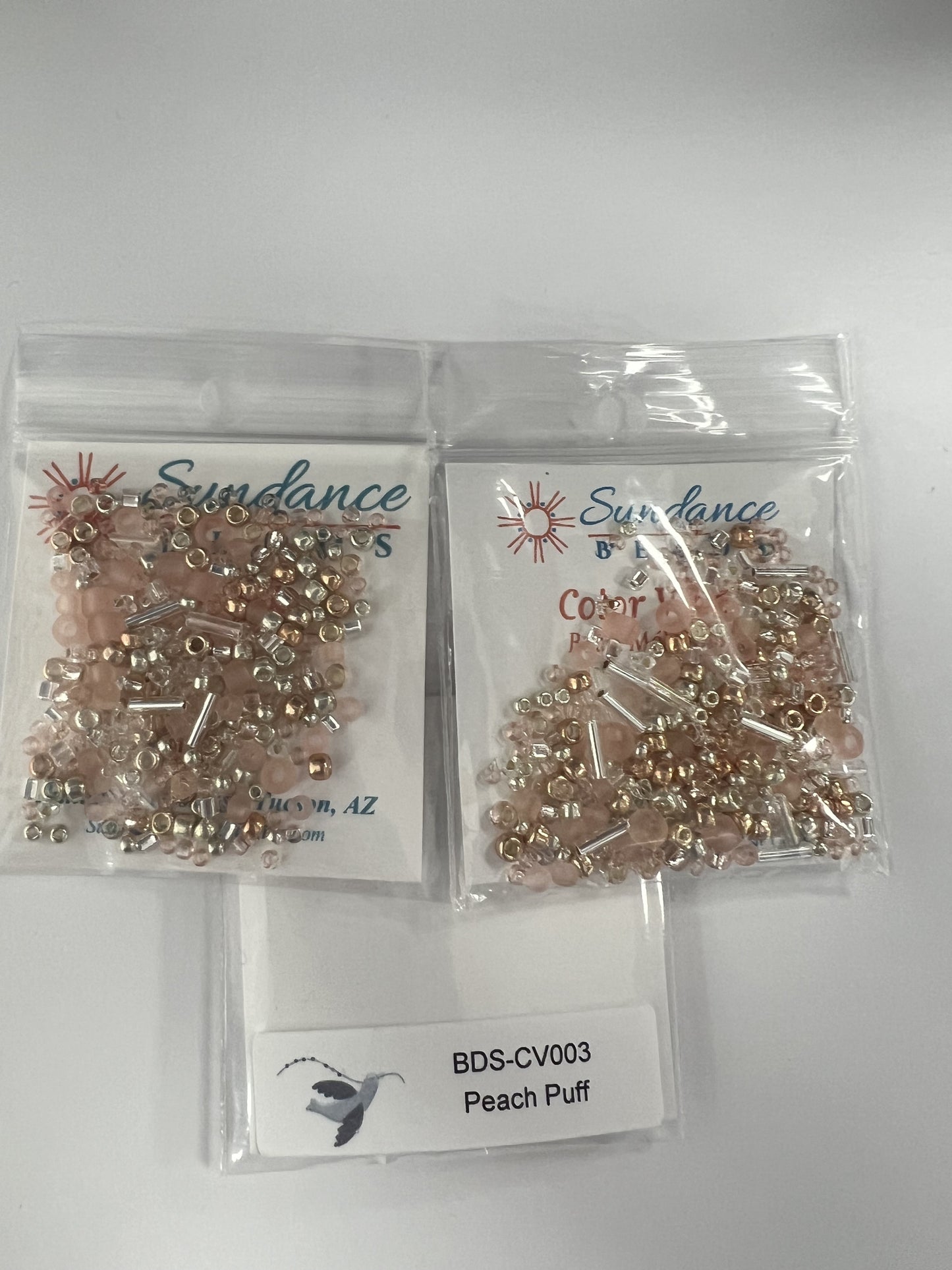 Sundance Assorted Bead Pack Peach Puff