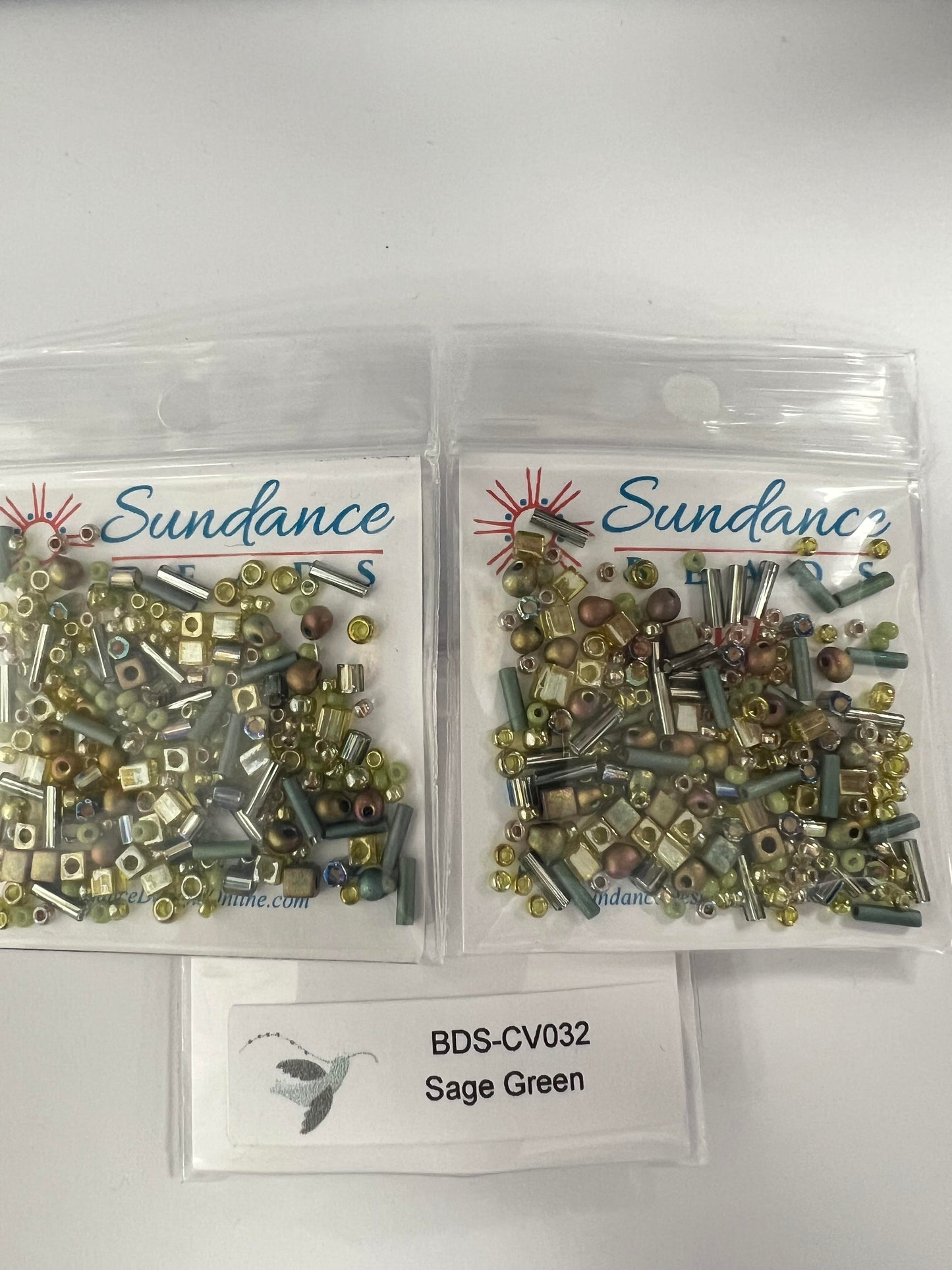 Sundance Assorted Bead Pack Sage Green