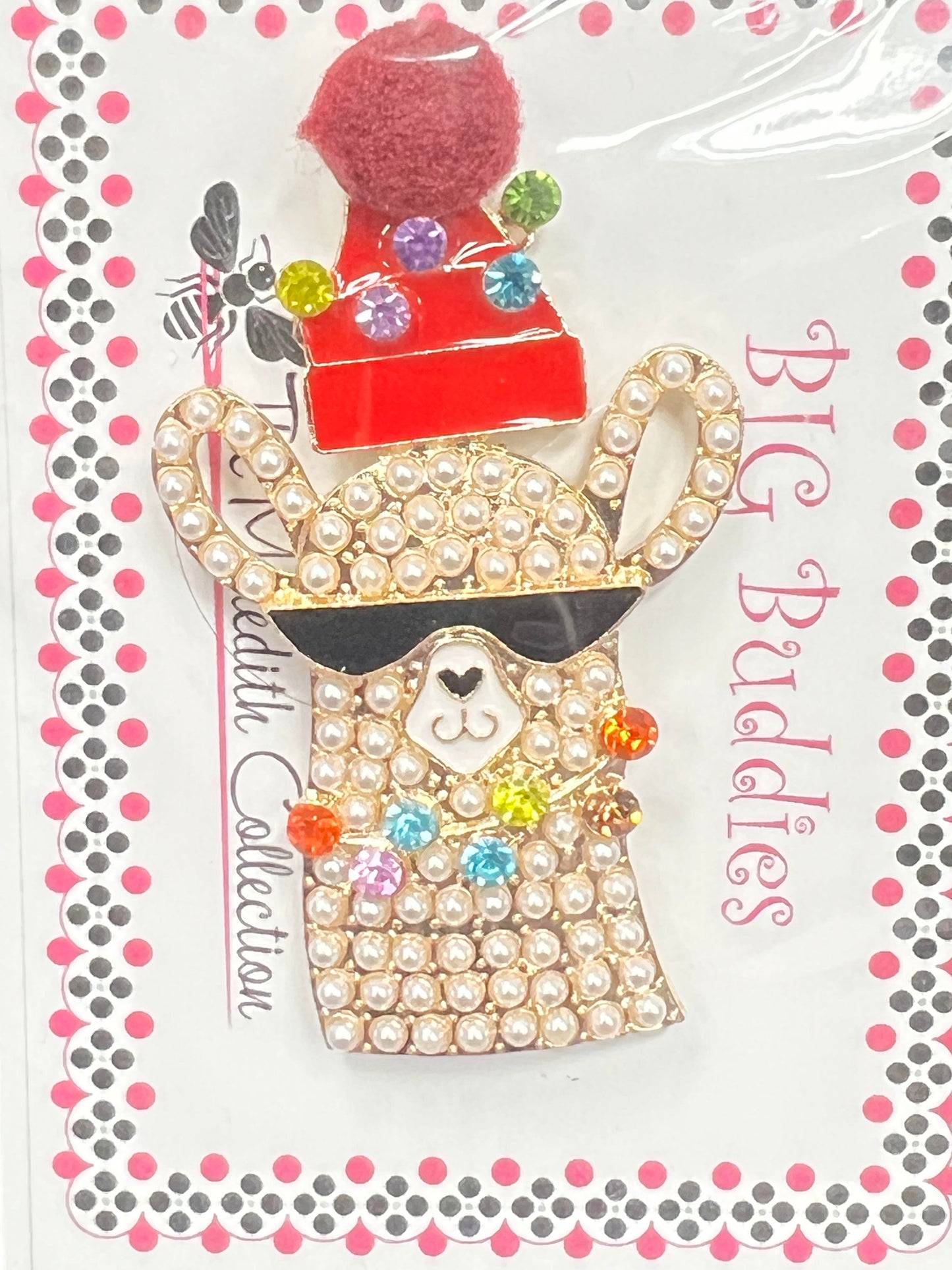 Big Buddie Needle Buddie Christmas Llama
