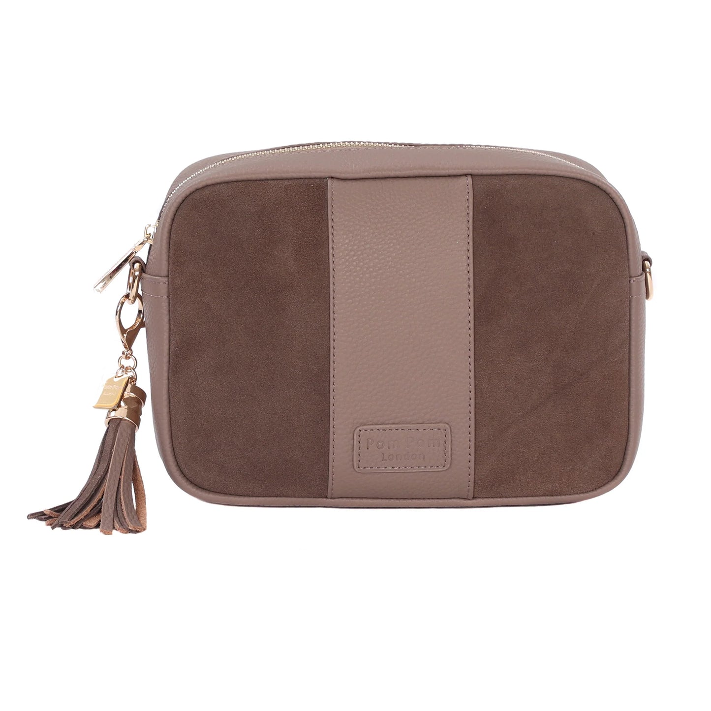 Pom Pom London City Suede/Leather Mocha