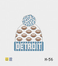 Detroit Lions Football Beanie Lauren Bloch
