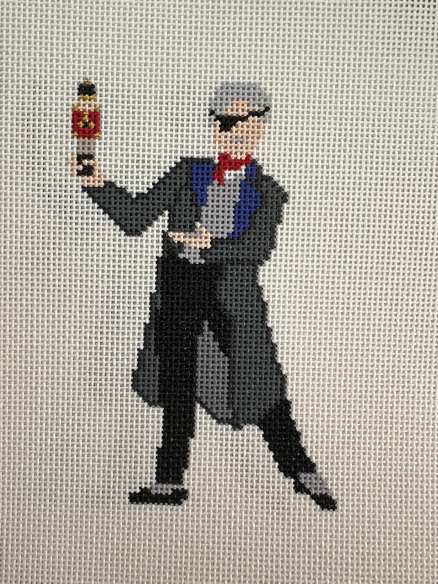 Drosselmeyer from The Nutcracker Stitching with Stacey