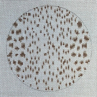 KW063-T French Dots Round-Tan