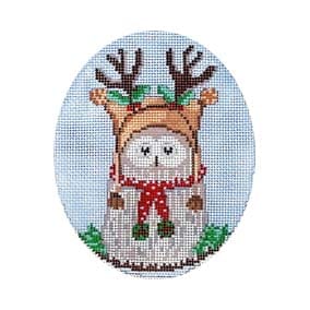 Owl with Antlers Fab Funky