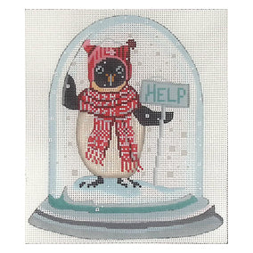 Christmas Penguin Snowglobe Fab Funky
